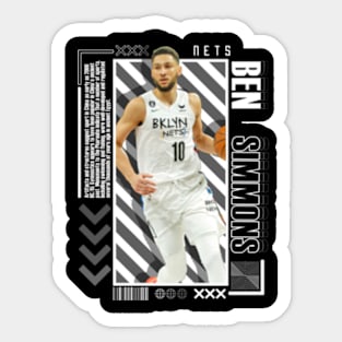 Ben Simmons Paper Poster Version 10 Sticker